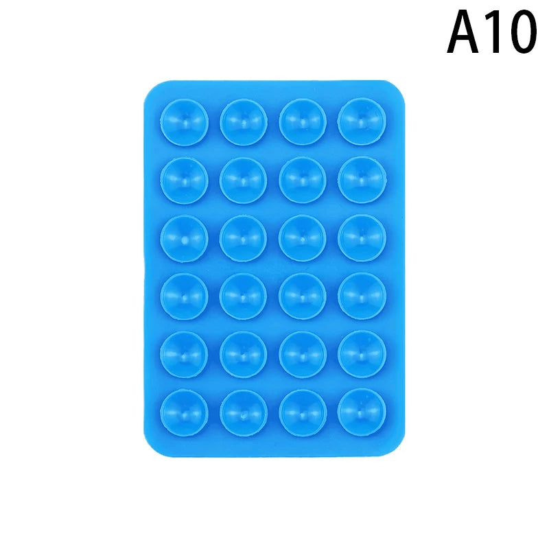 For Phone Fixture Suction Cup Backed Adhesive Silicone Rubber Sucker Pad For Fixed Pad Transparent Backed Silicone Suction Pad