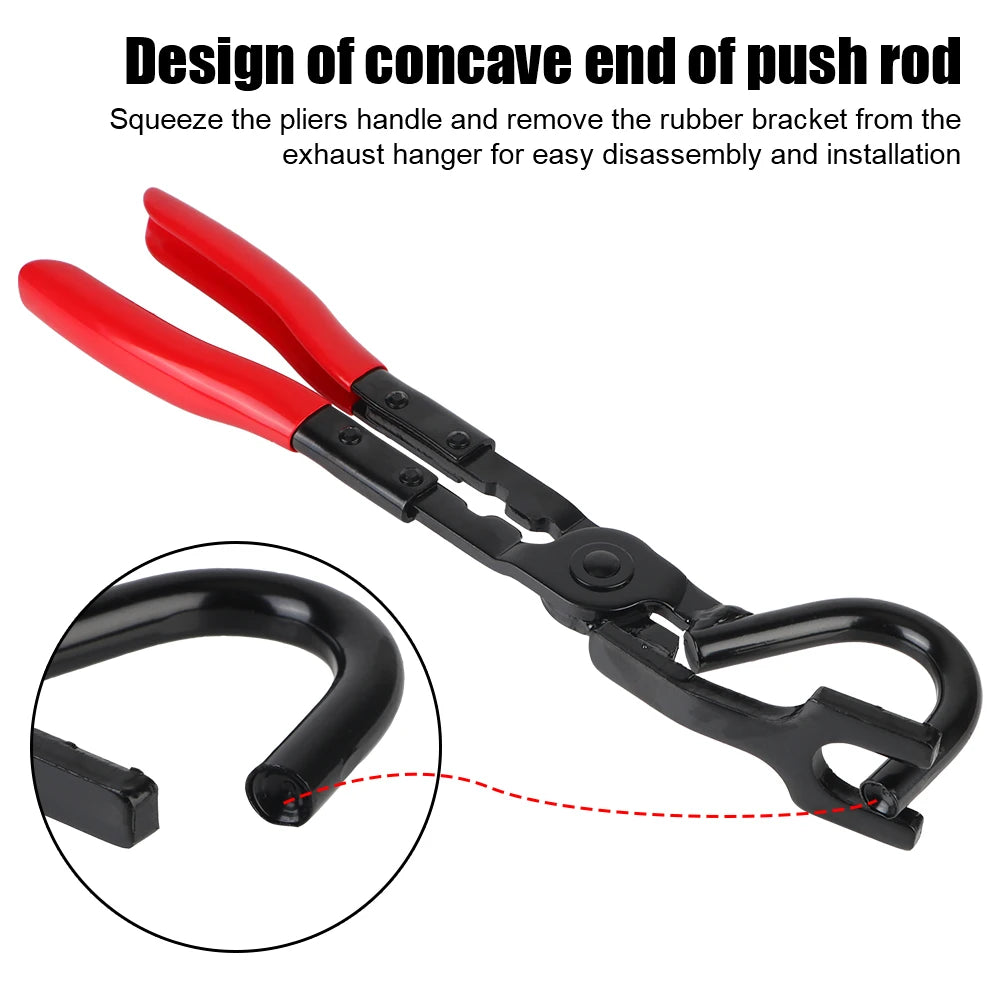 Pliers Car Exhaust Pipe Rubber Pad Gasket Removal Tools Exhaust Hanger Install Disassembly Puller Garage Tools Auto Accessories