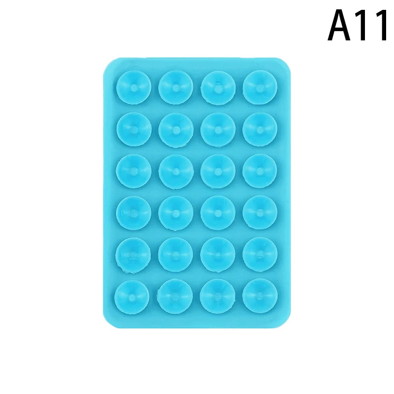 For Phone Fixture Suction Cup Backed Adhesive Silicone Rubber Sucker Pad For Fixed Pad Transparent Backed Silicone Suction Pad