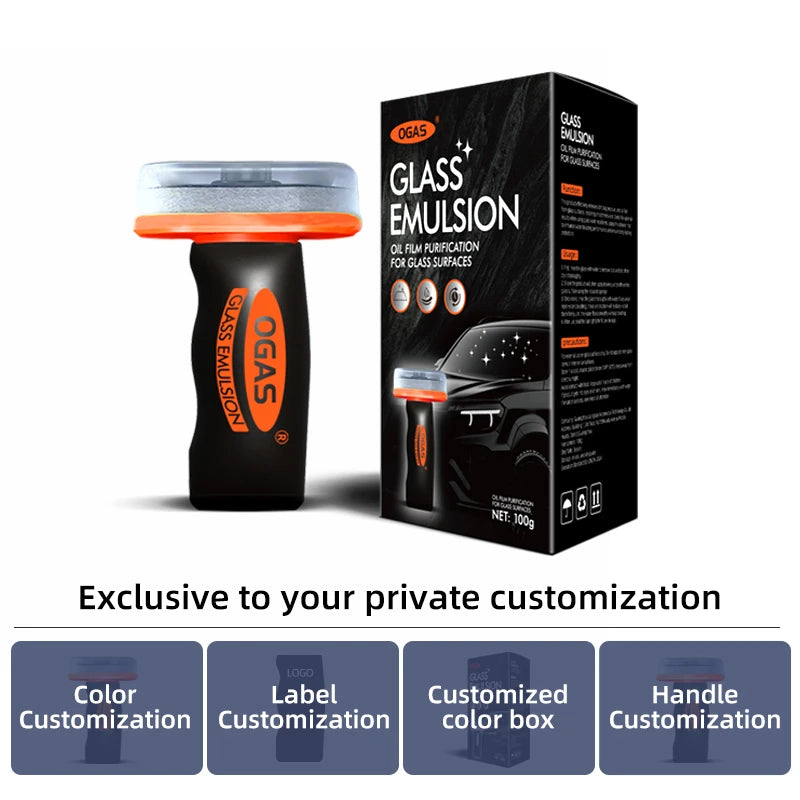 Xiaomi Car Glass Cleaner Gel & Foam Windshield Watermark Remover Anti-Fog Coating, Fast Cleaning for Car Windows, Safe Rainproof