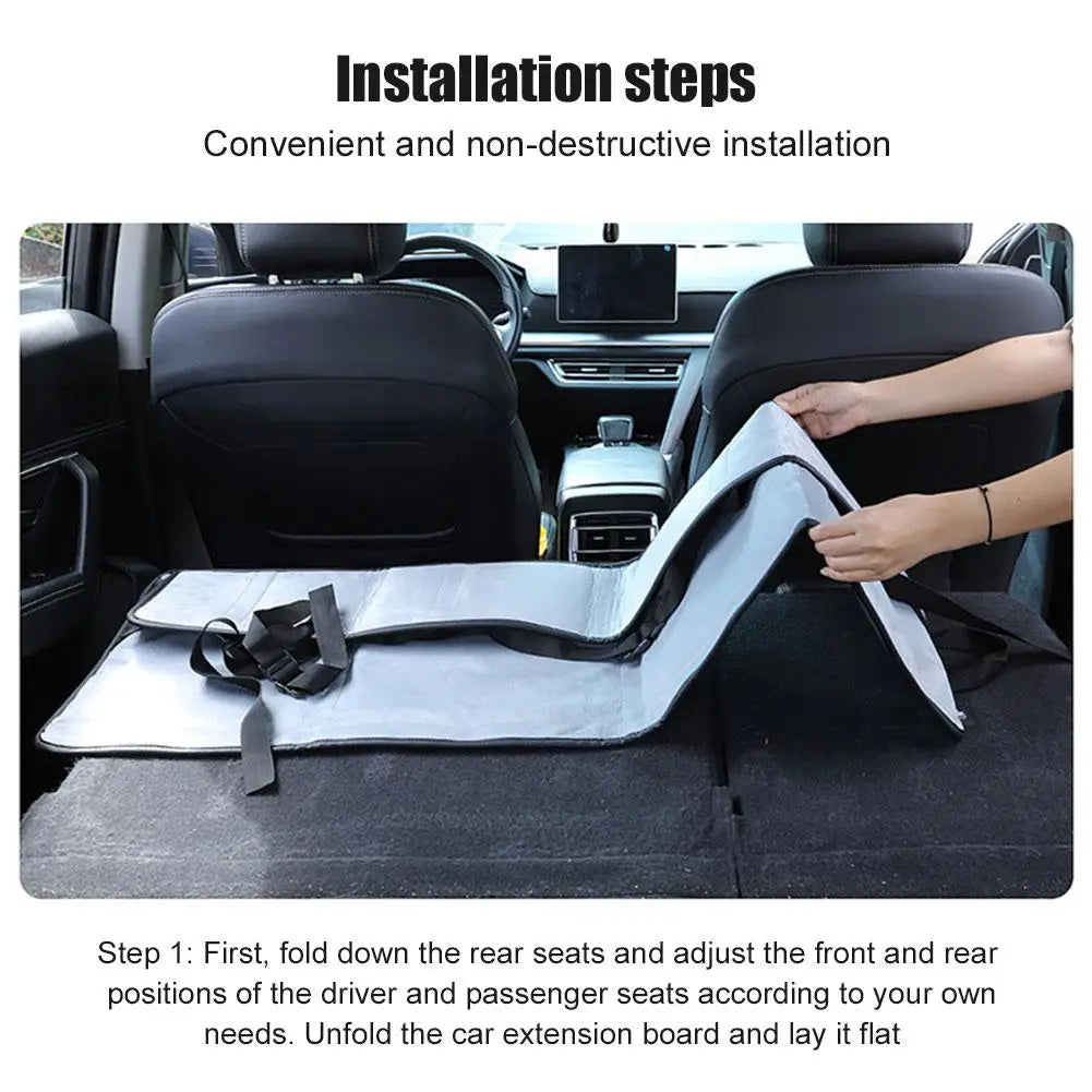 Bed Car Head Guard SUV In Car Folding Of Rear Car Sleeping Mats Extension Board Trunk Sleeping Camping Mattress