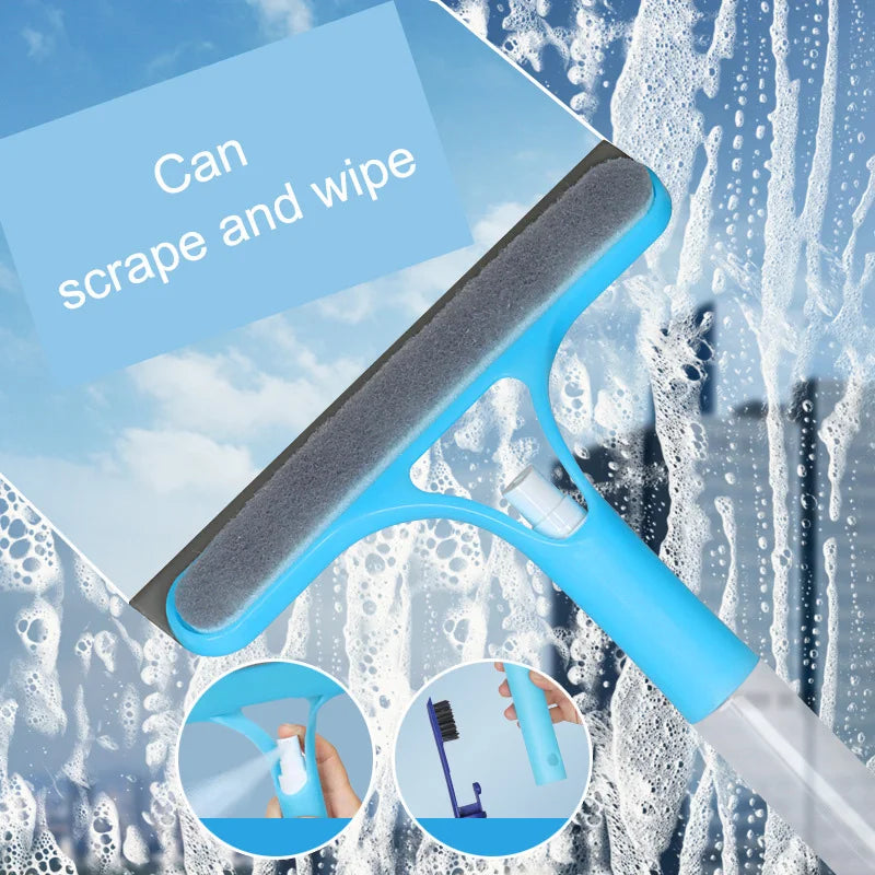 1PC Car Glass Cleaning Supplies for Housekeeping multi-function glass cleaning mirror with watering can Car Cleaning Supplies