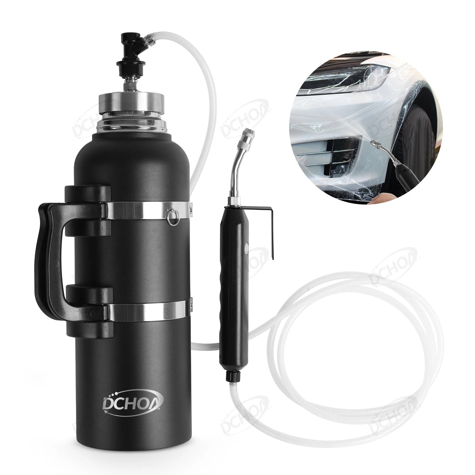 DCHOA Window Tint Sprayer 4L PPF Thermo Tint Keg Tank Sprayer Tool Kit for PPF Installation