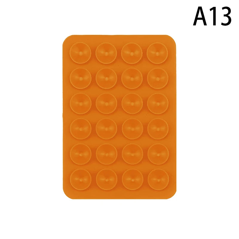 For Phone Fixture Suction Cup Backed Adhesive Silicone Rubber Sucker Pad For Fixed Pad Transparent Backed Silicone Suction Pad