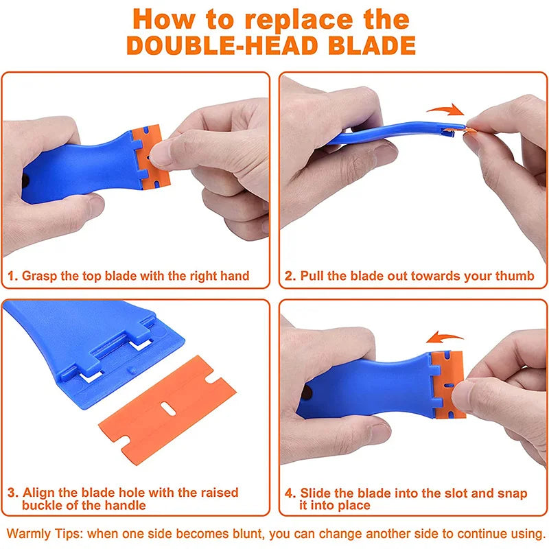 Car Vinyl Wrap Tool Kit Window Tint Tools Felt Squeegee Auto Vinyl Scraper Glass Protective Film Wrapping Installation Set