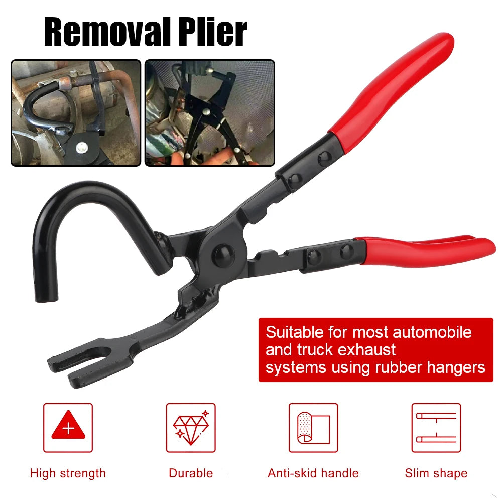 Pliers Car Exhaust Pipe Rubber Pad Gasket Removal Tools Exhaust Hanger Install Disassembly Puller Garage Tools Auto Accessories