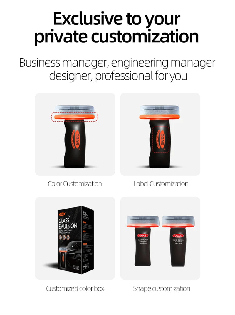 Xiaomi Car Glass Cleaner Gel & Foam Windshield Watermark Remover Anti-Fog Coating, Fast Cleaning for Car Windows, Safe Rainproof