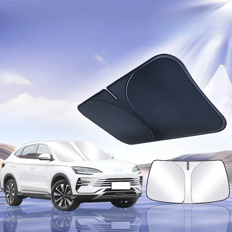 For BYD Sealion 6 Seal U Song Plus Windshield Sun Shade Accessories Sunshade Sun Visor Protector Foldable Blocks UV Rays