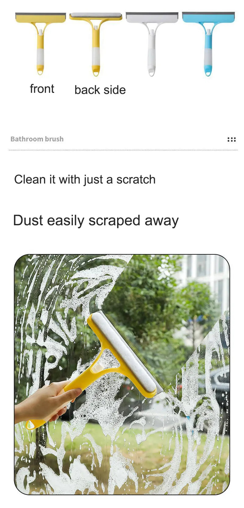 1PC Car Glass Cleaning Supplies for Housekeeping multi-function glass cleaning mirror with watering can Car Cleaning Supplies