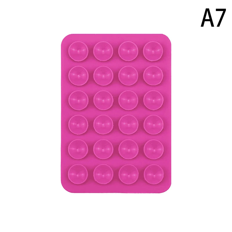 For Phone Fixture Suction Cup Backed Adhesive Silicone Rubber Sucker Pad For Fixed Pad Transparent Backed Silicone Suction Pad