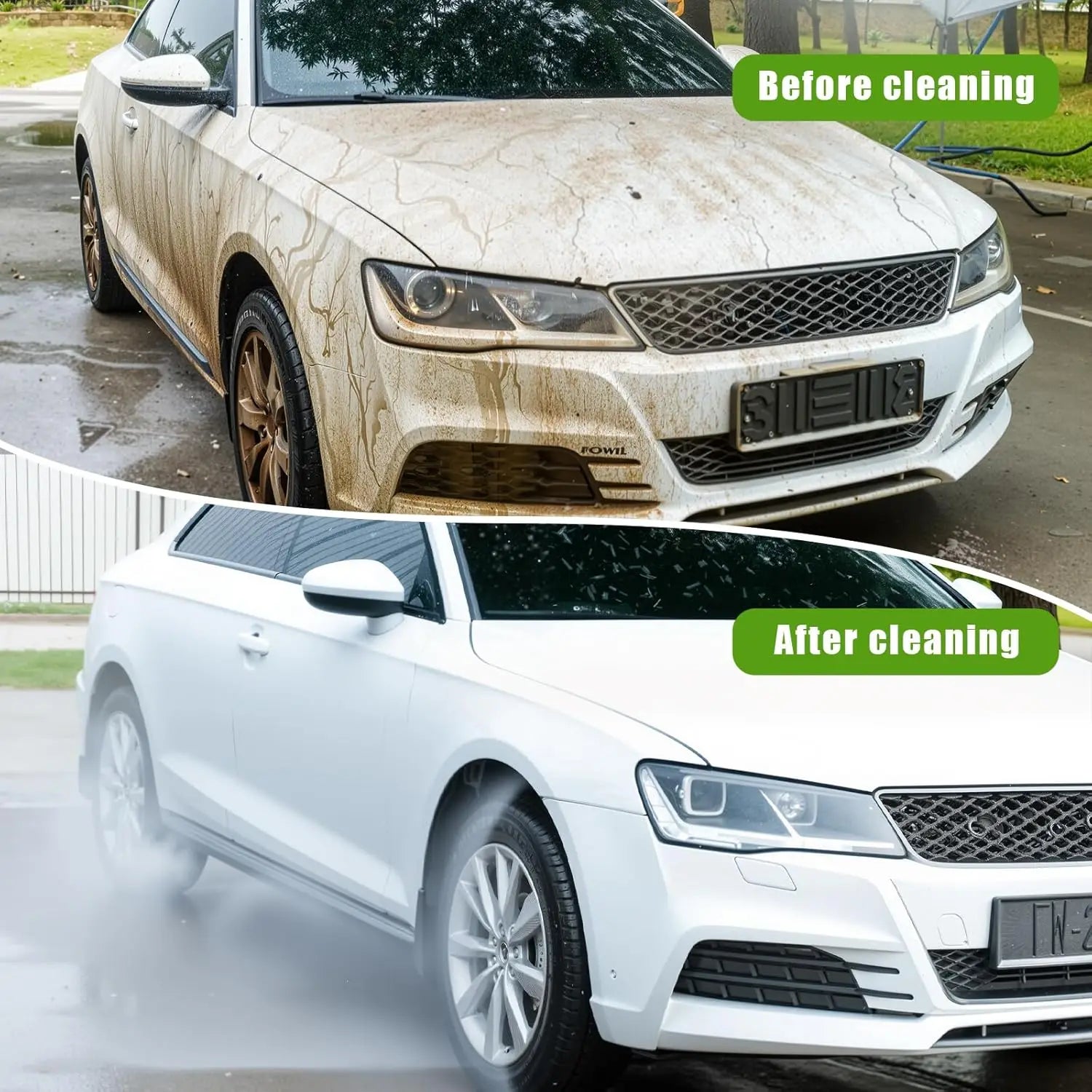 Electric High Pressure Washer2200W,150bar,4 quick-connect nozzles from 0 to 180°,10m Flexible Hose,for Terraces,Gardens,Cars