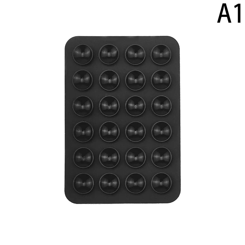 For Phone Fixture Suction Cup Backed Adhesive Silicone Rubber Sucker Pad For Fixed Pad Transparent Backed Silicone Suction Pad