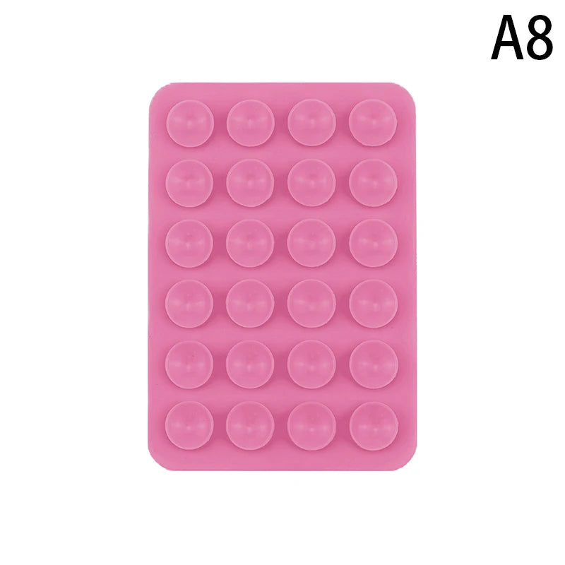 For Phone Fixture Suction Cup Backed Adhesive Silicone Rubber Sucker Pad For Fixed Pad Transparent Backed Silicone Suction Pad