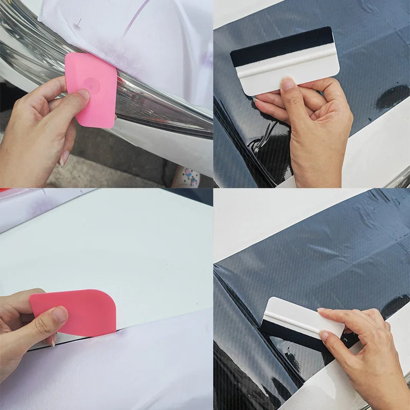 Car Vinyl Wrap Tool Kit Window Tint Tools Felt Squeegee Auto Vinyl Scraper Glass Protective Film Wrapping Installation Set