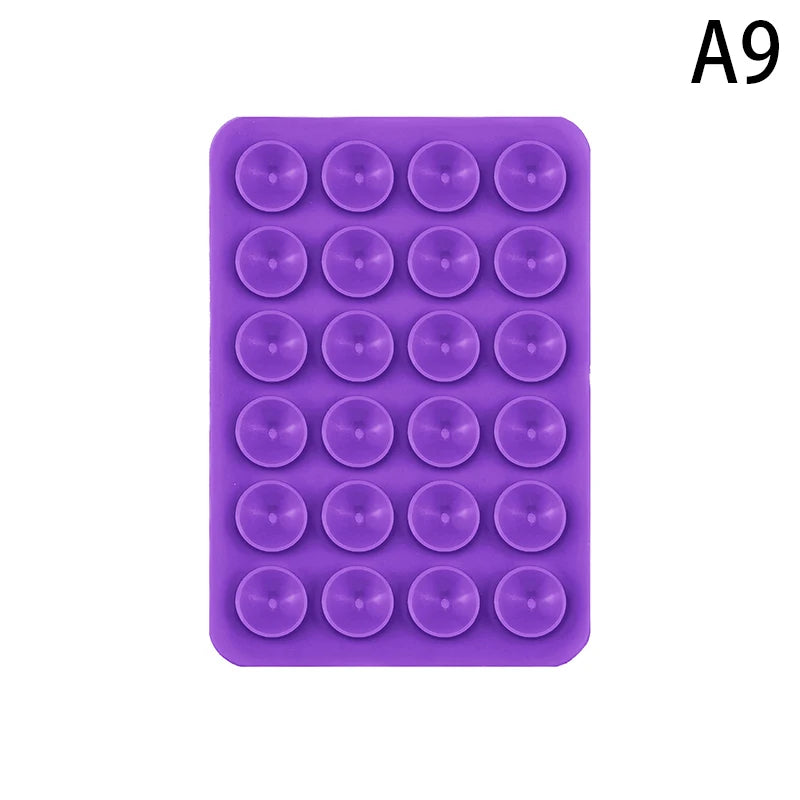 For Phone Fixture Suction Cup Backed Adhesive Silicone Rubber Sucker Pad For Fixed Pad Transparent Backed Silicone Suction Pad