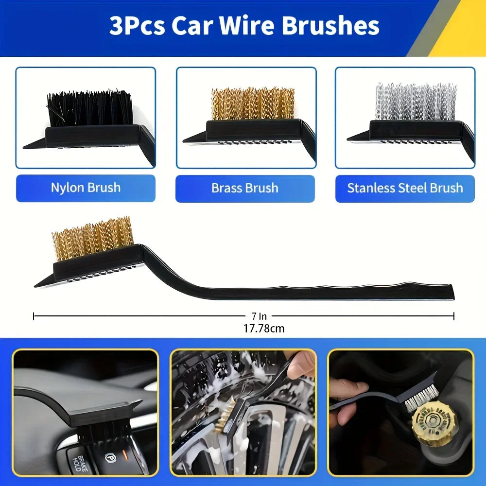 27 Pcs RV Car Wash Kit, Car Accessories, Cleaning Supplies, Car Cleaning Brush, Car Repair Kit, Car Repair Brush, Bathroom