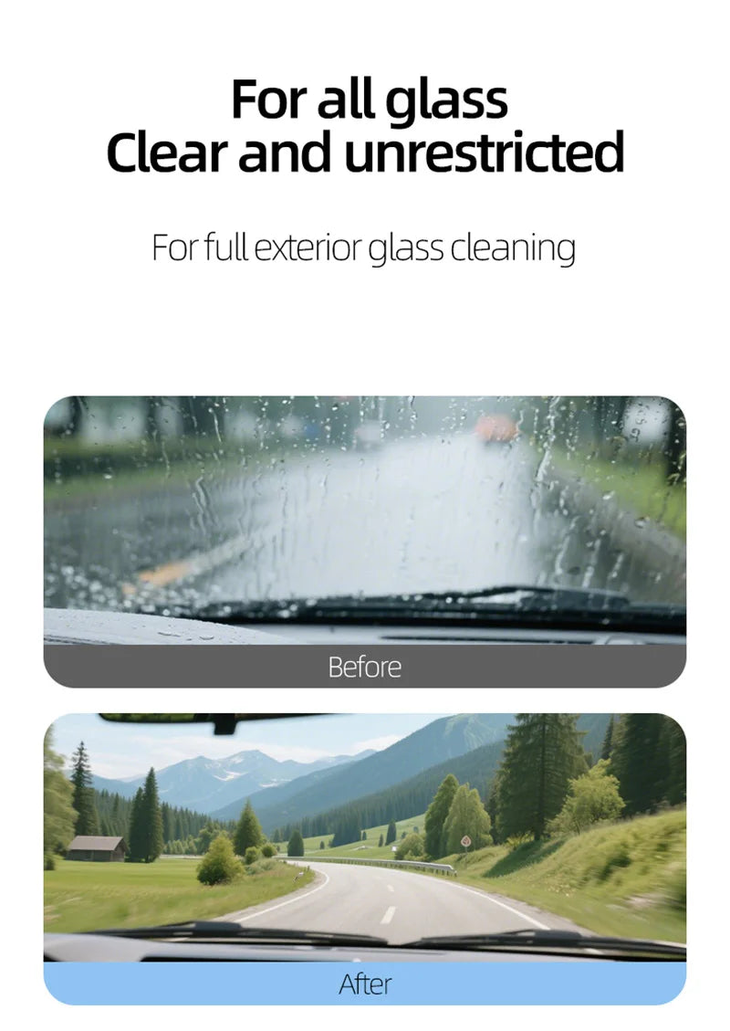 Xiaomi Car Glass Cleaner Gel & Foam Windshield Watermark Remover Anti-Fog Coating, Fast Cleaning for Car Windows, Safe Rainproof