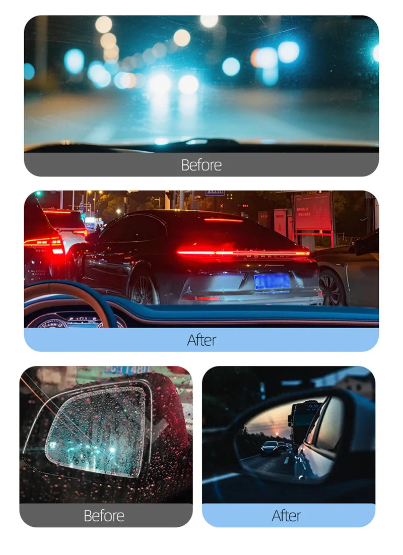 Xiaomi Car Glass Cleaner Gel & Foam Windshield Watermark Remover Anti-Fog Coating, Fast Cleaning for Car Windows, Safe Rainproof