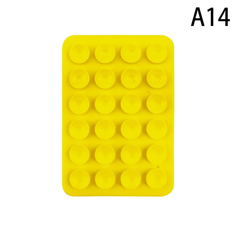 For Phone Fixture Suction Cup Backed Adhesive Silicone Rubber Sucker Pad For Fixed Pad Transparent Backed Silicone Suction Pad