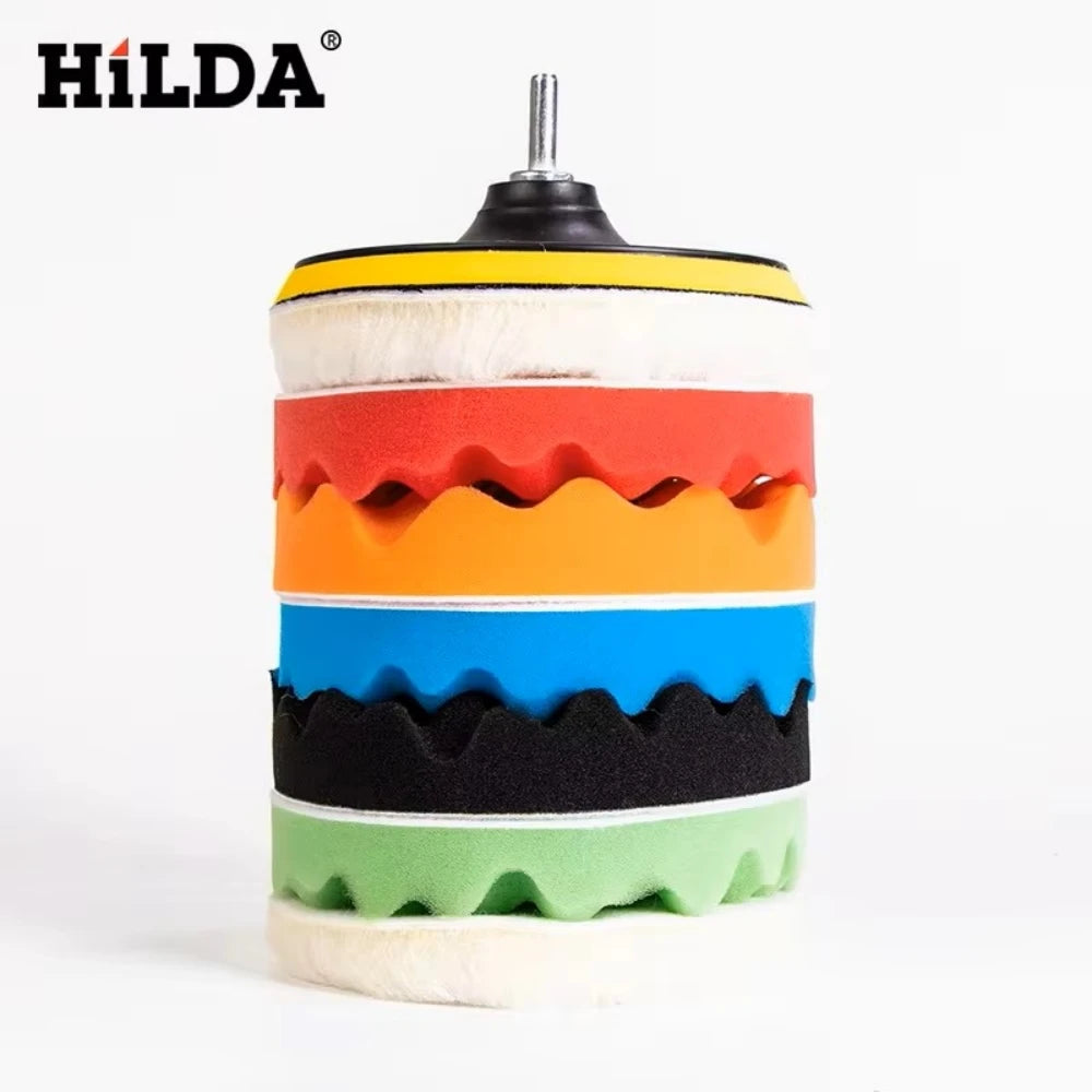 HILDA Electric Car Polisher Car Beauty Waxing Machine  Adjustable Speed Sanding Waxing Tools Automotive Polishing Scratch Repair