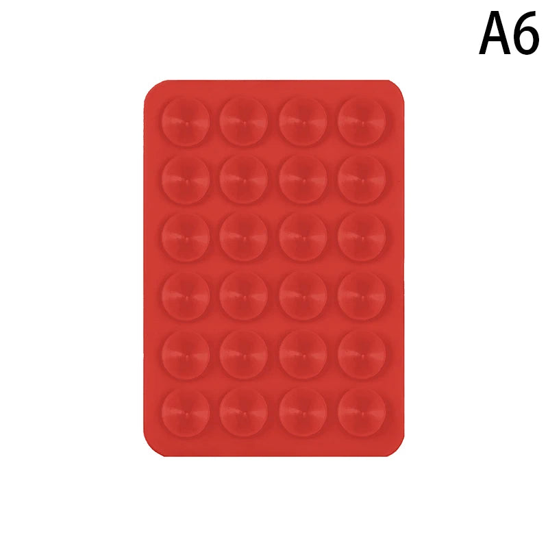 For Phone Fixture Suction Cup Backed Adhesive Silicone Rubber Sucker Pad For Fixed Pad Transparent Backed Silicone Suction Pad